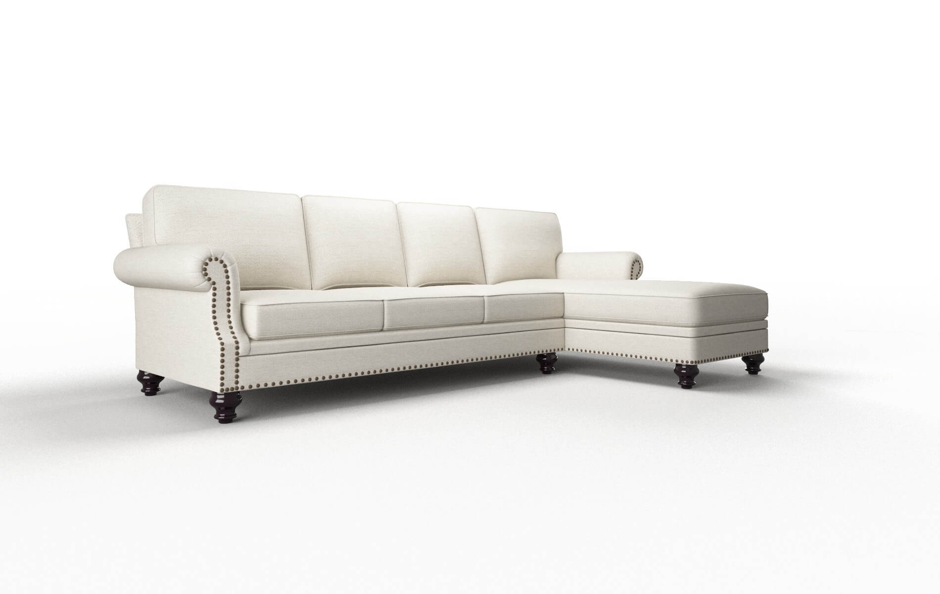 Rotterdam Catalina Linen Panel espresso legs 2