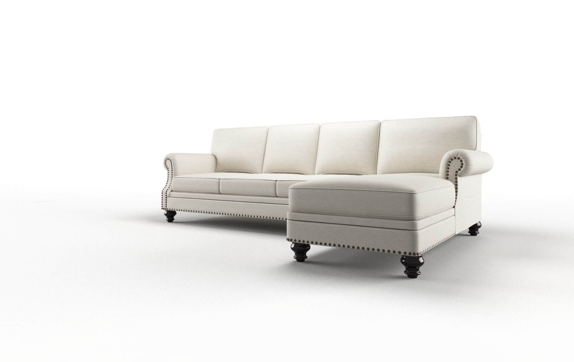 Rotterdam Catalina Linen Panel espresso legs 4