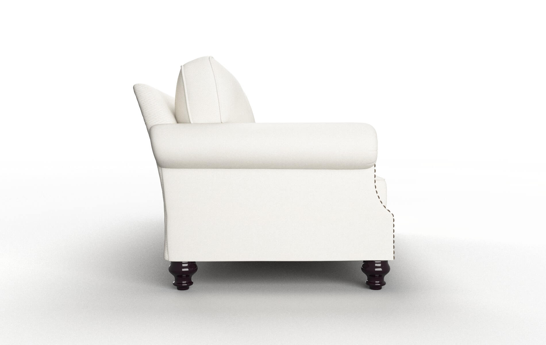 Rotterdam Chance Bone Sofa espresso legs 3