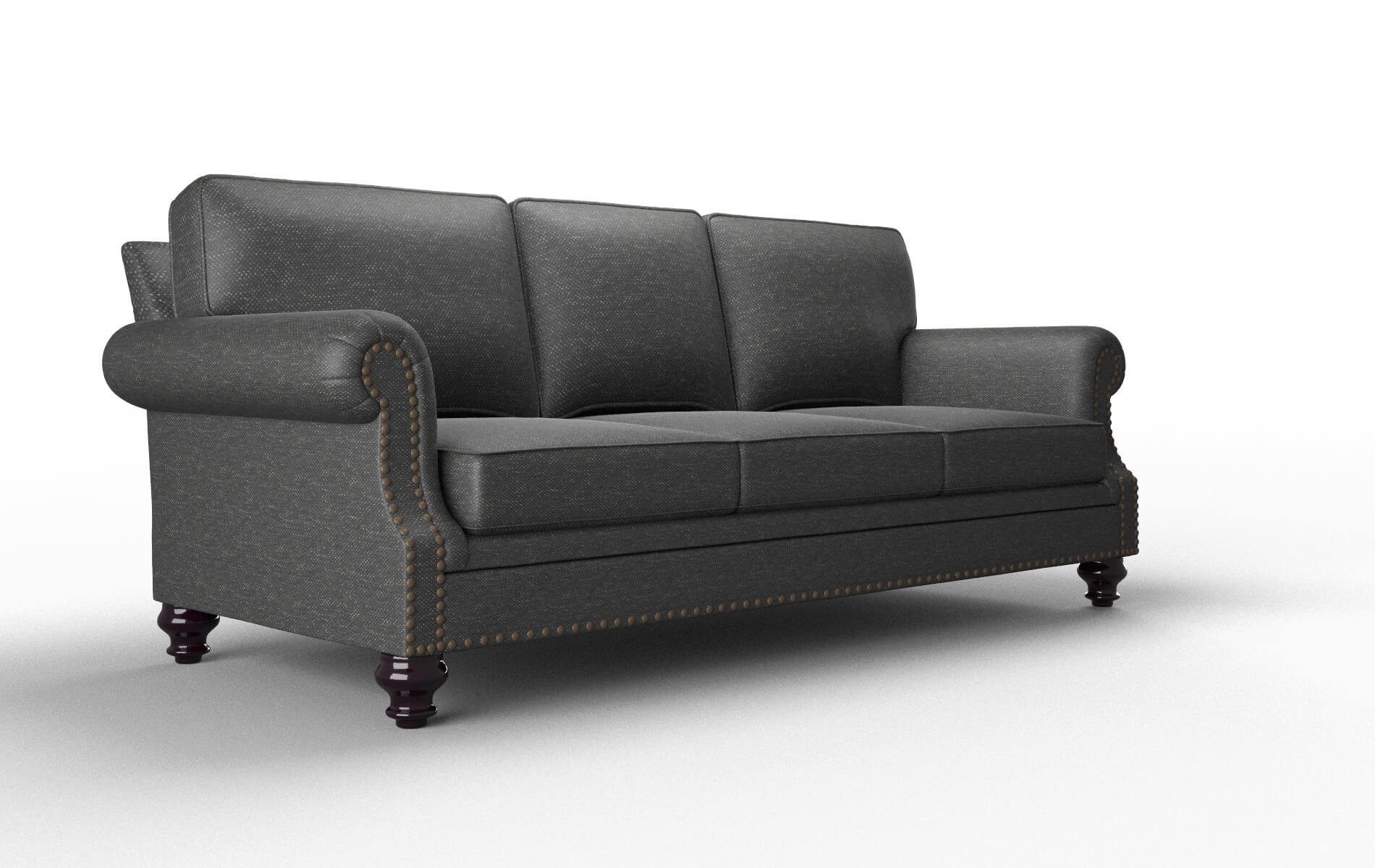 Rotterdam Chance Denim Sofa espresso legs 2