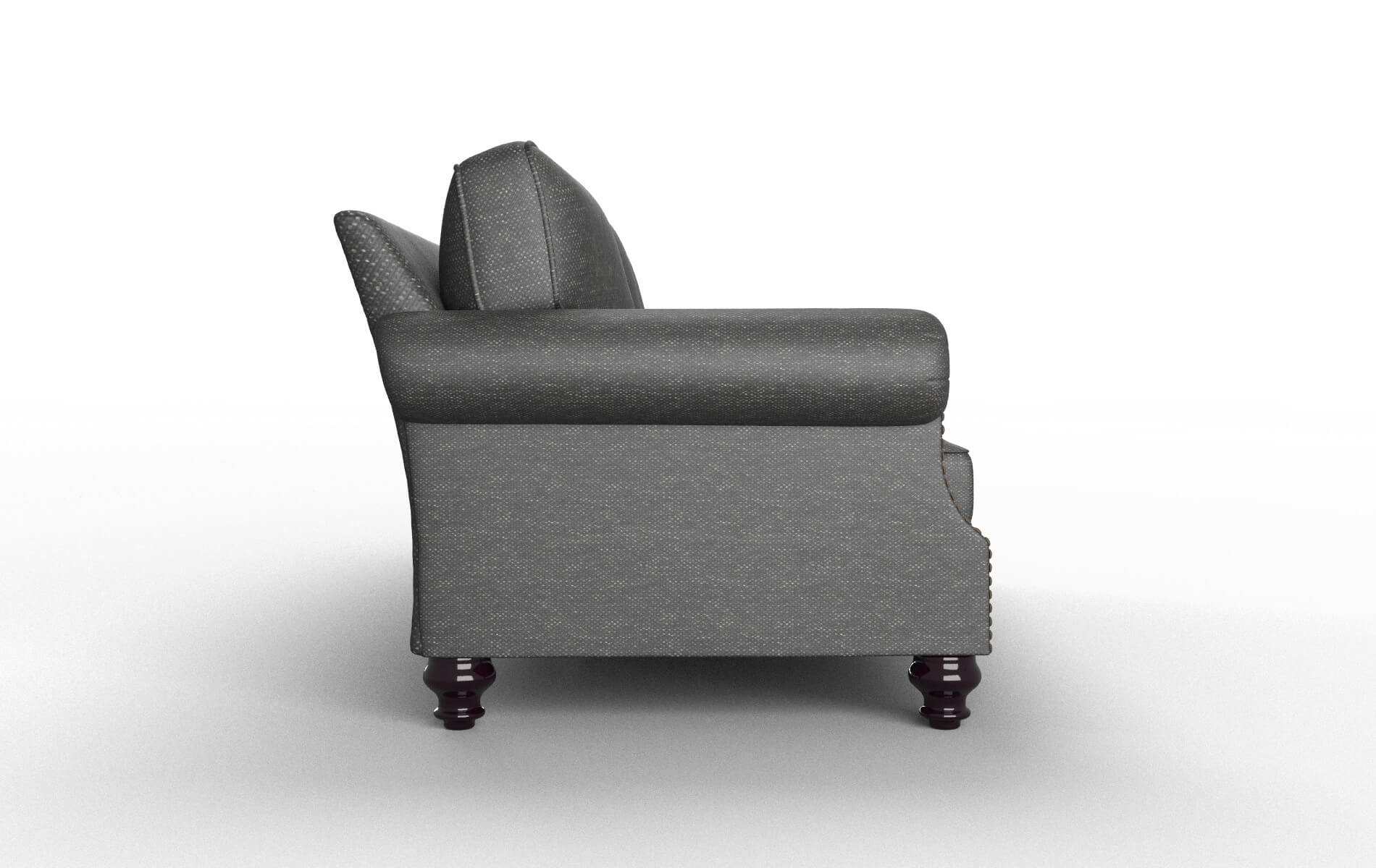 Rotterdam Chance Denim Sofa espresso legs 3