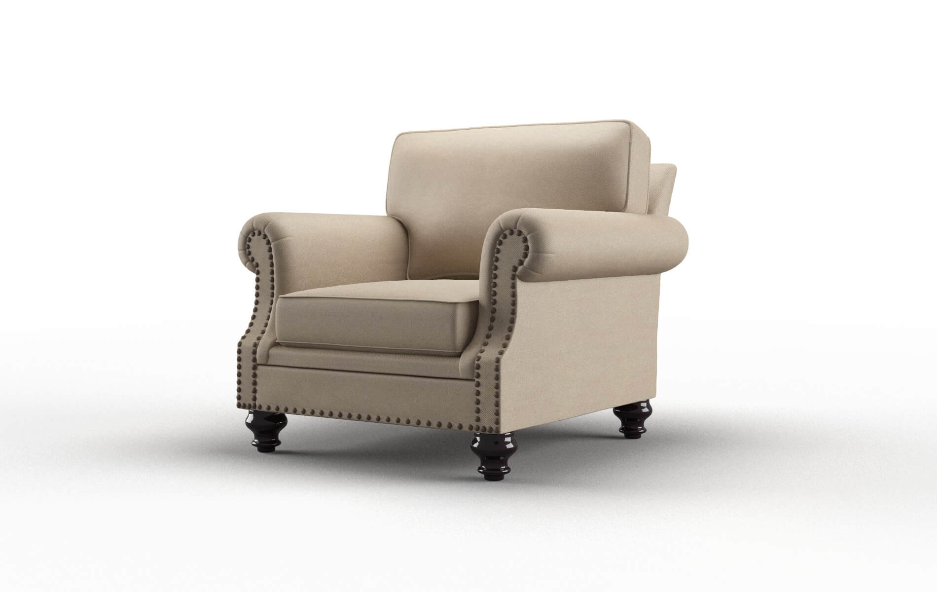 Rotterdam Chance Platinum Chair espresso legs 4