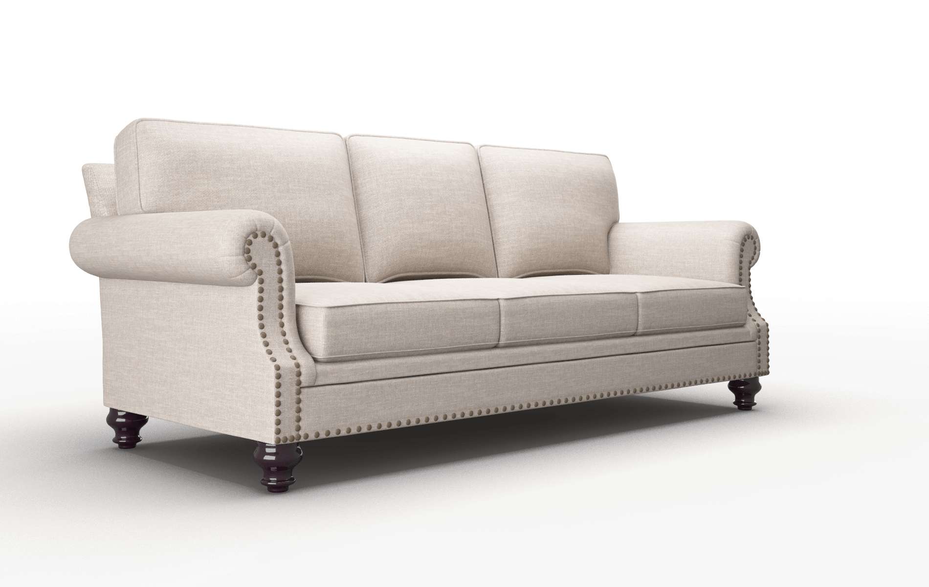 Rotterdam Clyde Dolphin Sofa espresso legs 2