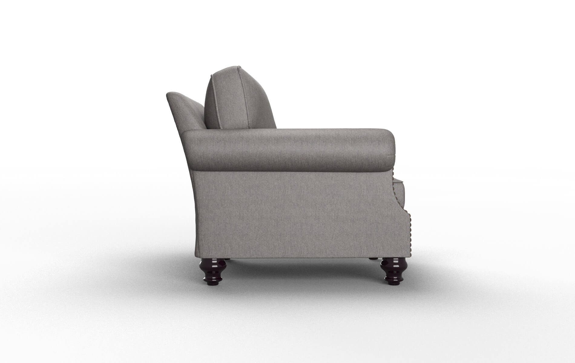 Rotterdam Cosmo Charcoal Chair espresso legs 3