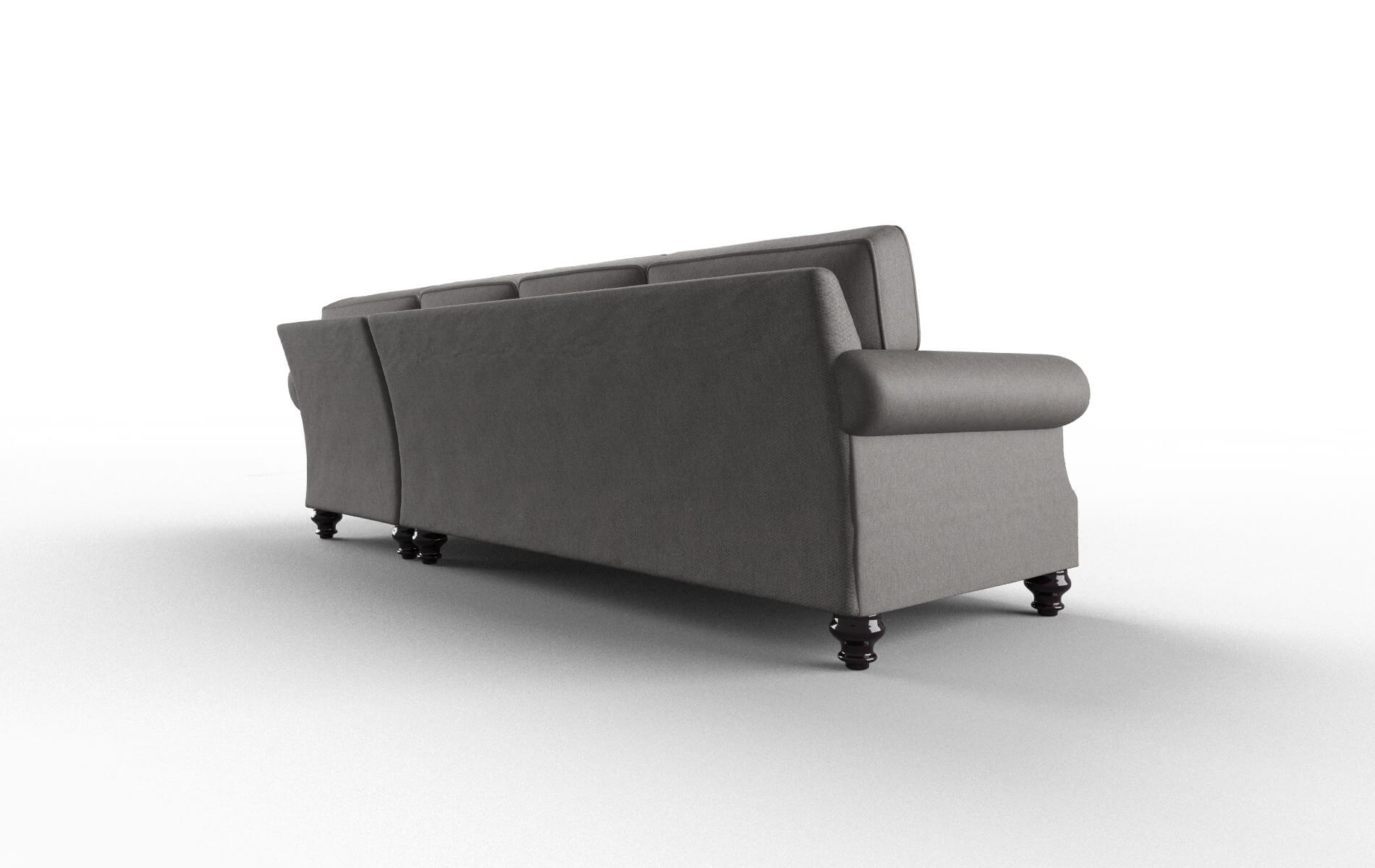 Rotterdam Cosmo Charcoal Panel espresso legs 5