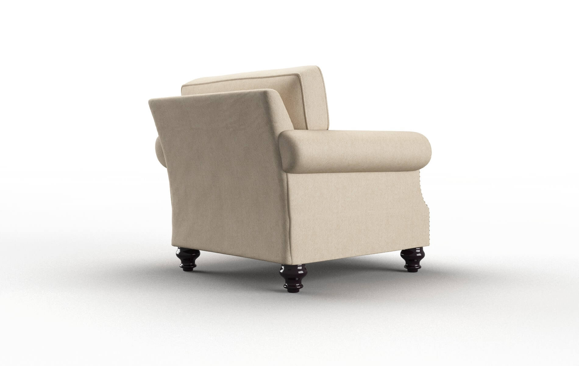 Rotterdam Cosmo Fawn Chair espresso legs 5