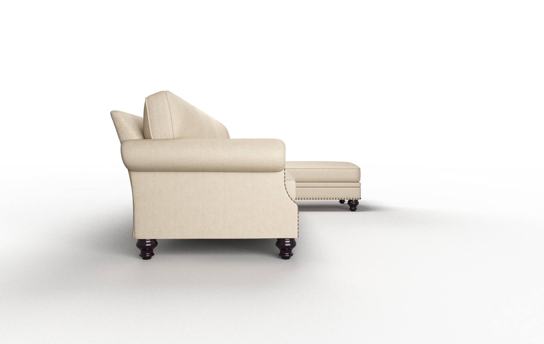 Rotterdam Cosmo Fawn Panel espresso legs 3