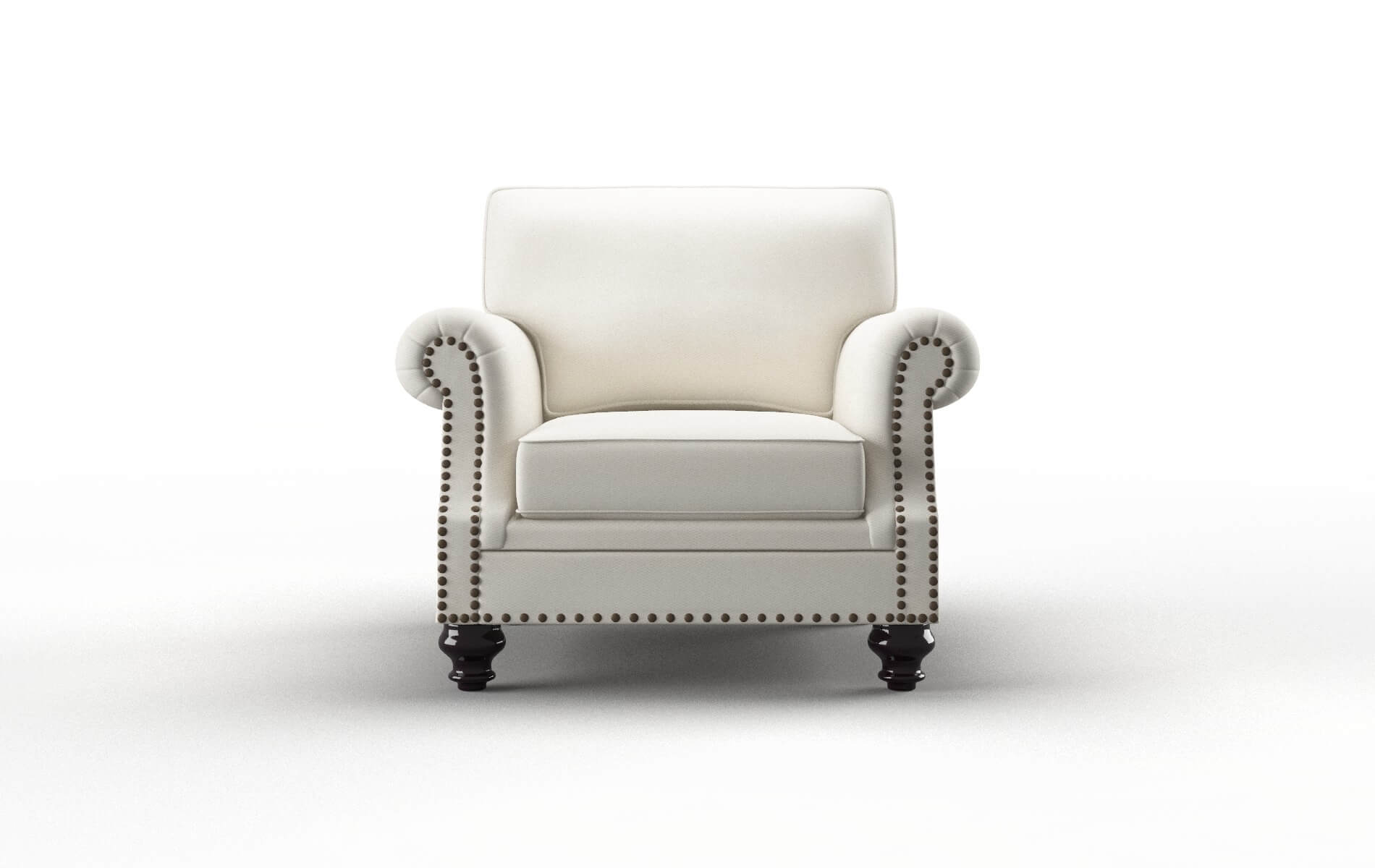 Rotterdam Cosmo ivory Chair Espresso Legs  1