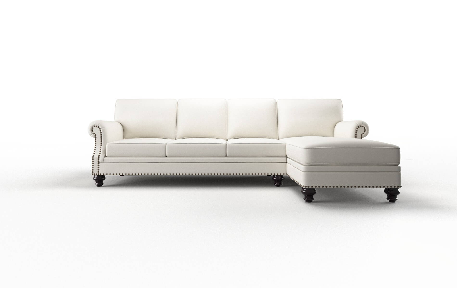 Rotterdam Cosmo ivory Panel Espresso Legs  1