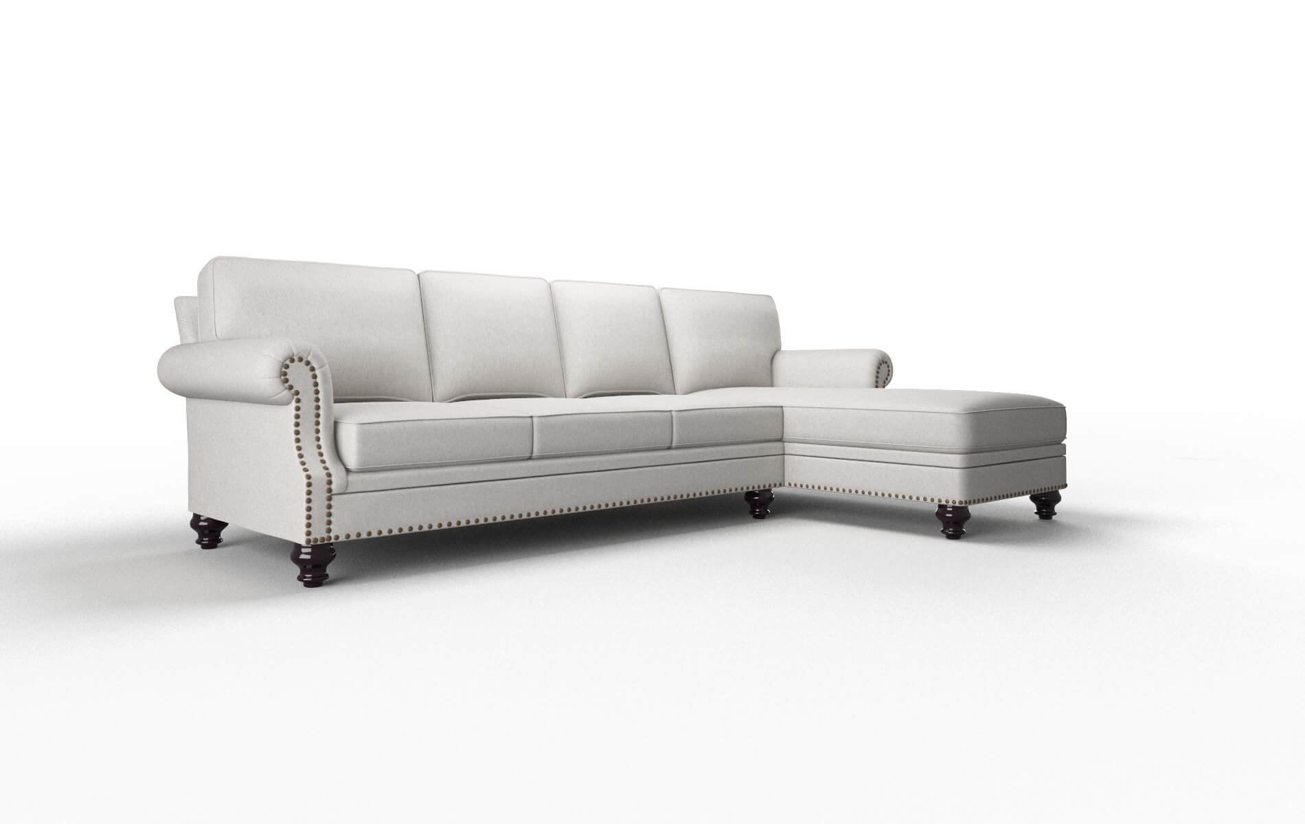 Rotterdam Cosmo Silver Panel espresso legs 2