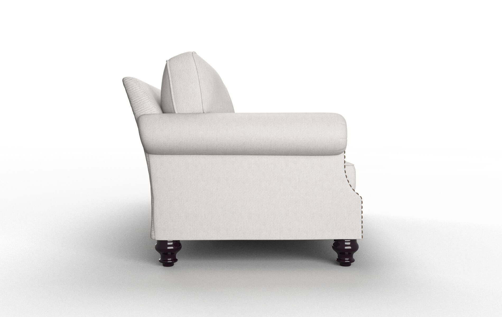 Rotterdam Cosmo Silver Sofa espresso legs 3