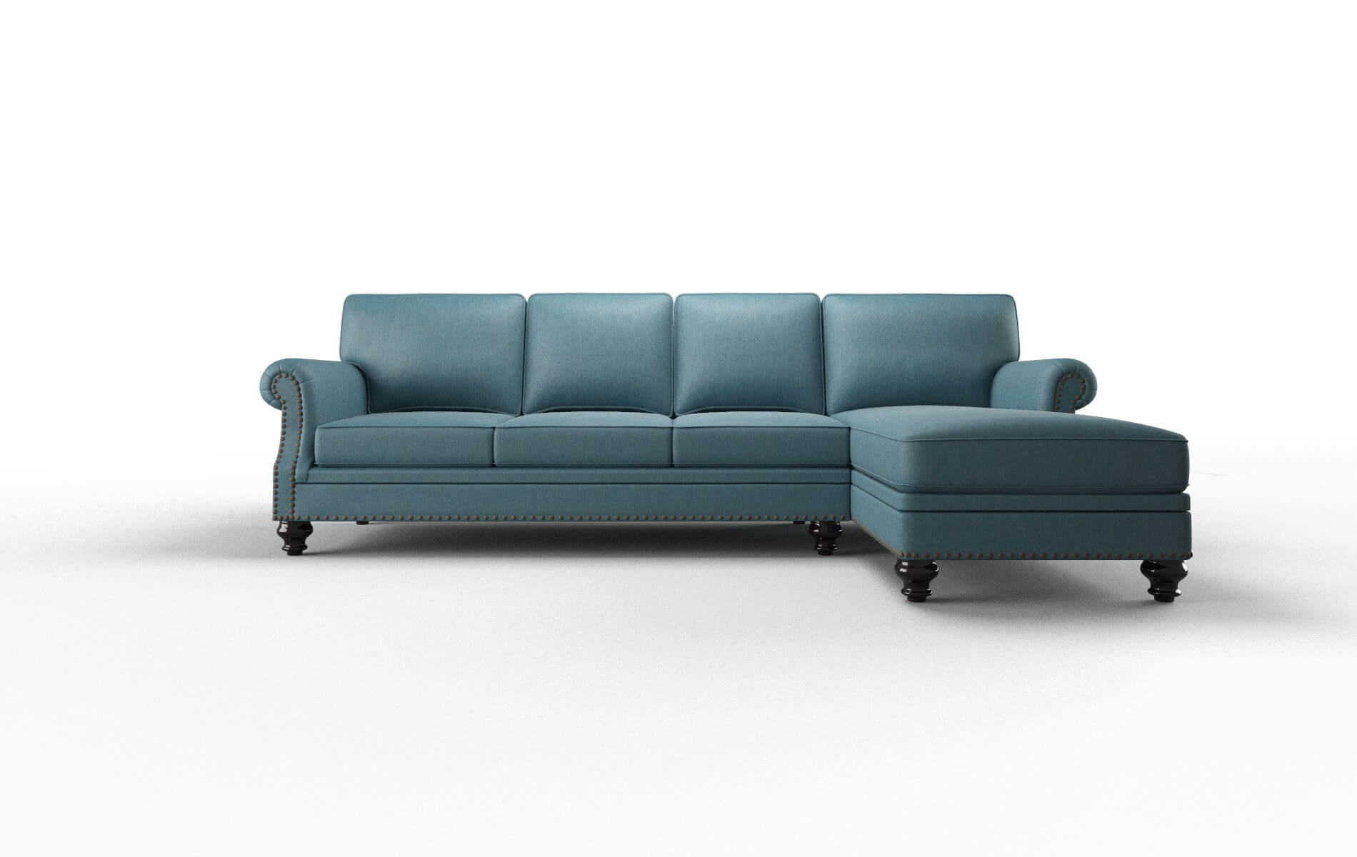 Rotterdam Cosmo Teal Panel espresso legs 1