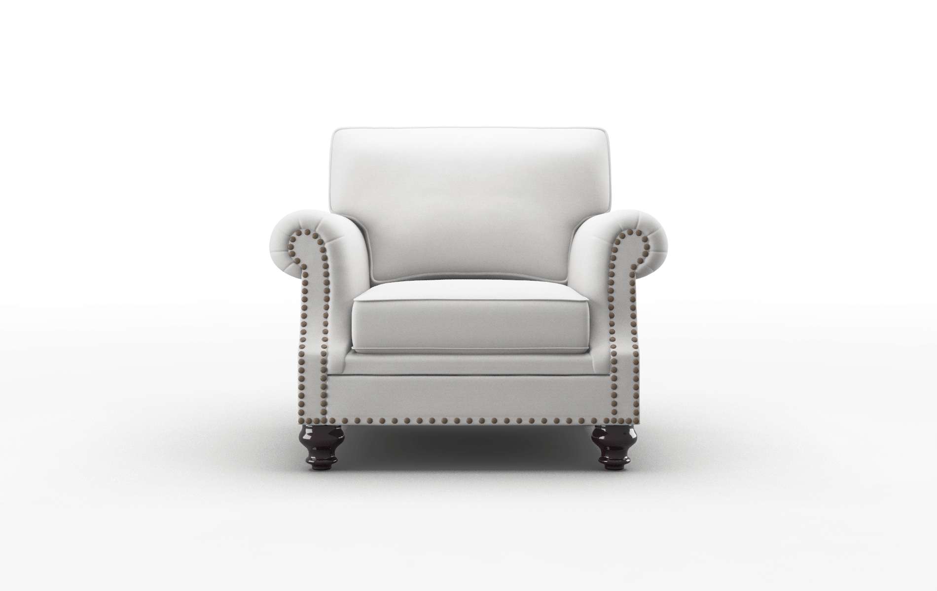 Rotterdam Dawson Platinum Chair espresso legs 1