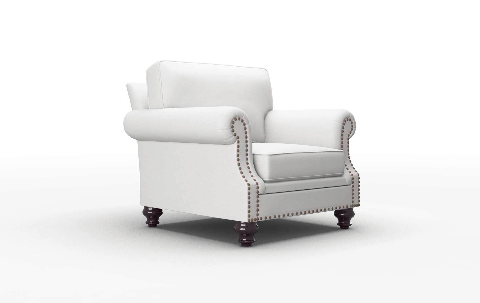 Rotterdam Dawson Platinum Chair espresso legs 2