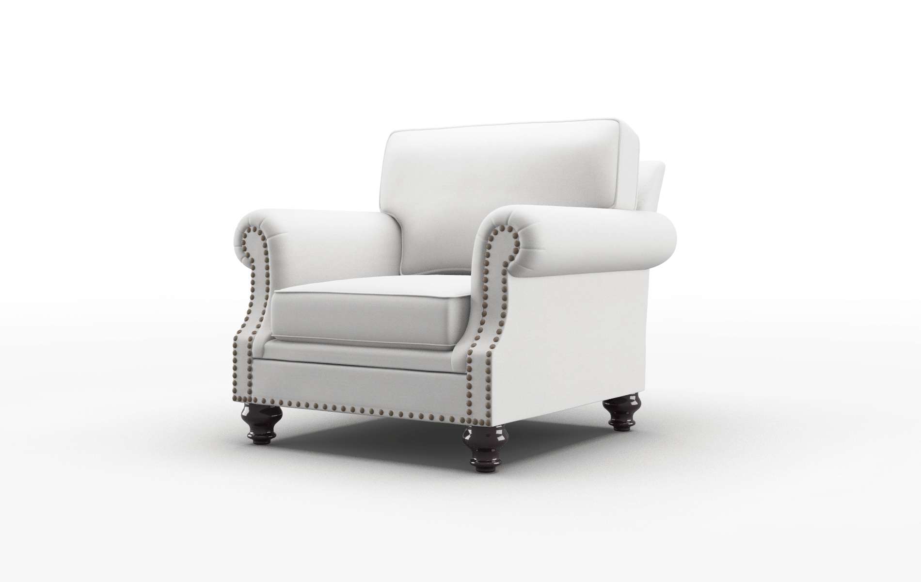 Rotterdam Dawson Platinum Chair espresso legs 4