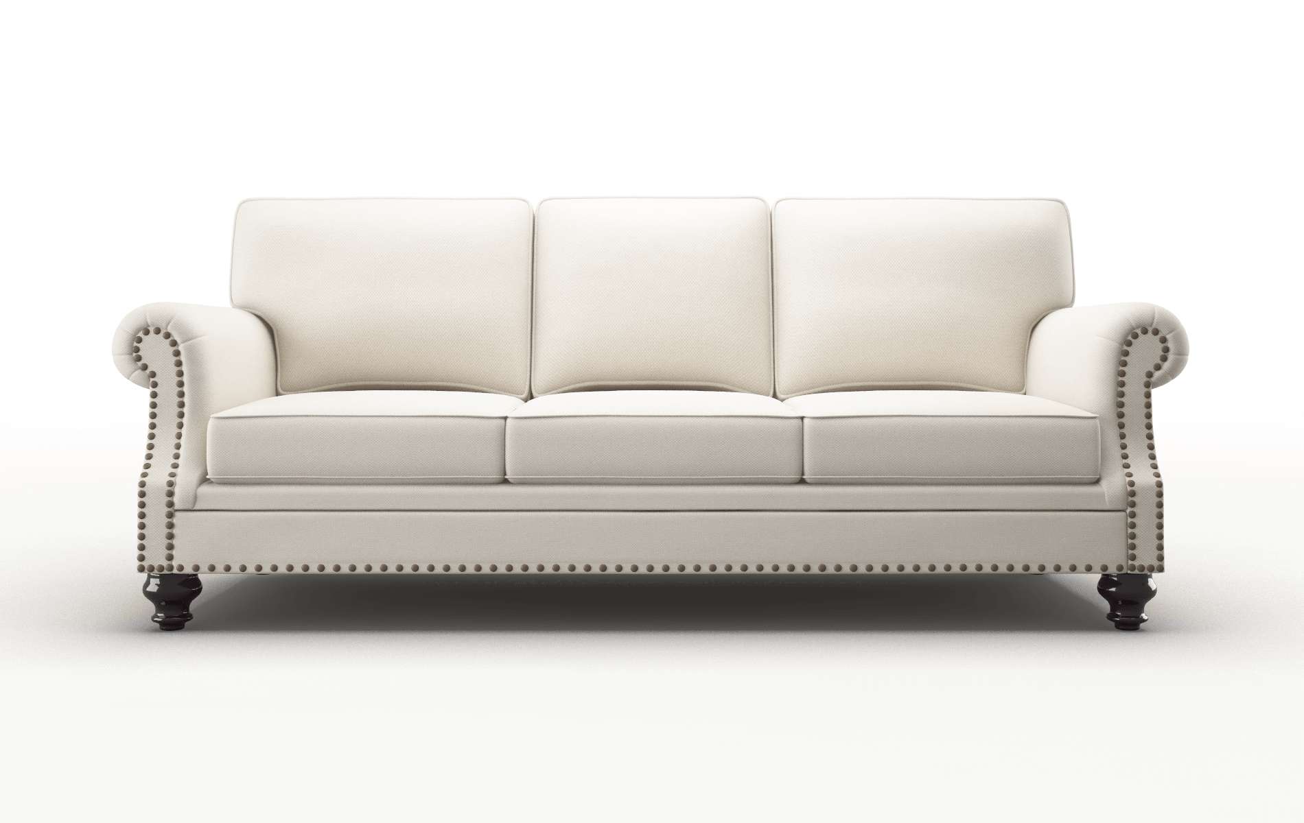 Rotterdam Dawson Sand Sofa espresso legs 1