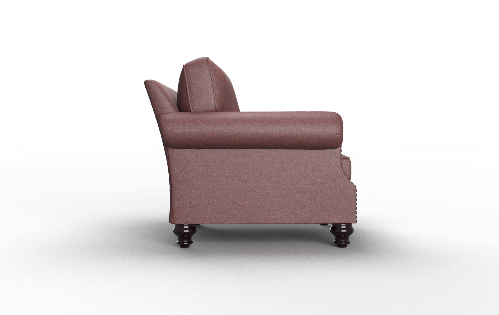Rotterdam Derby Berry Chair espresso legs 3