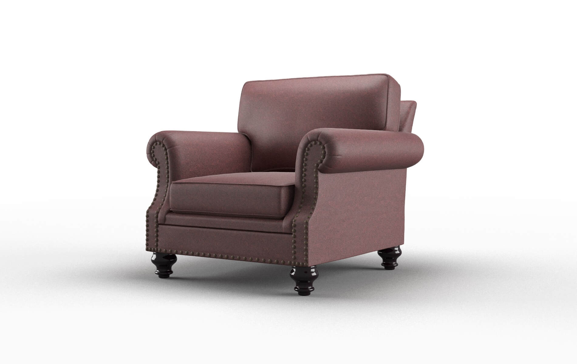 Rotterdam Derby Berry Chair espresso legs 4