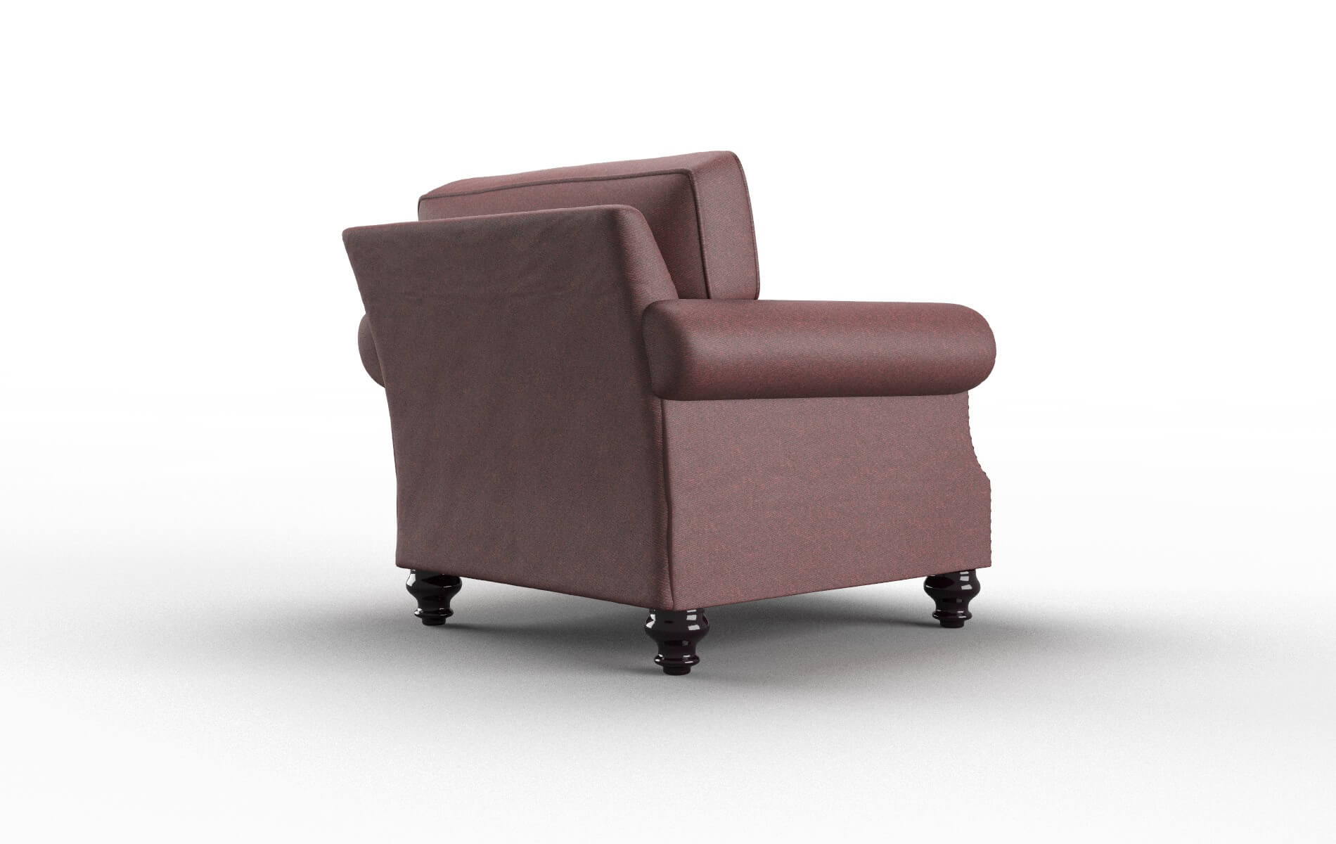 Rotterdam Derby Berry Chair espresso legs 5