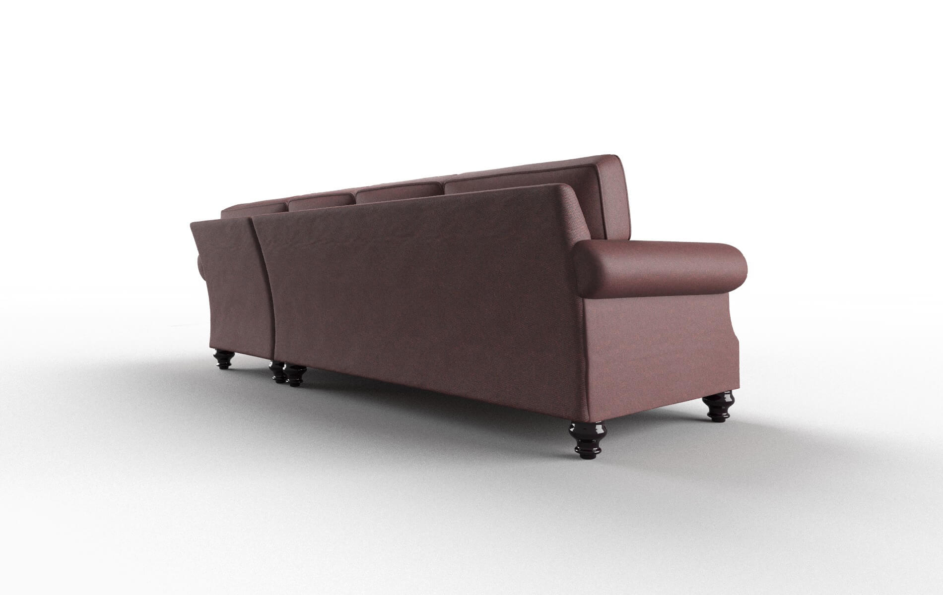 Rotterdam Derby Berry Panel espresso legs 5