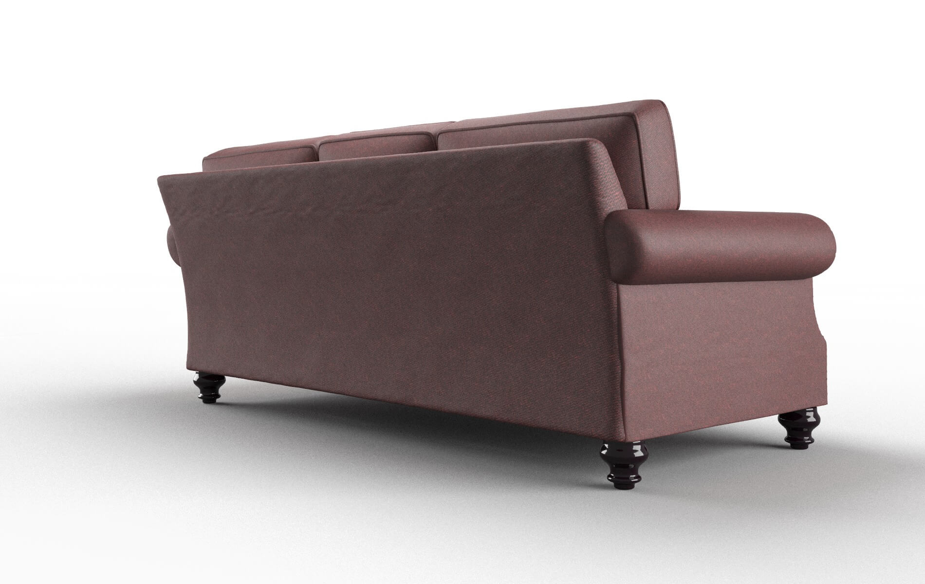 Rotterdam Derby Berry Sofa espresso legs 5