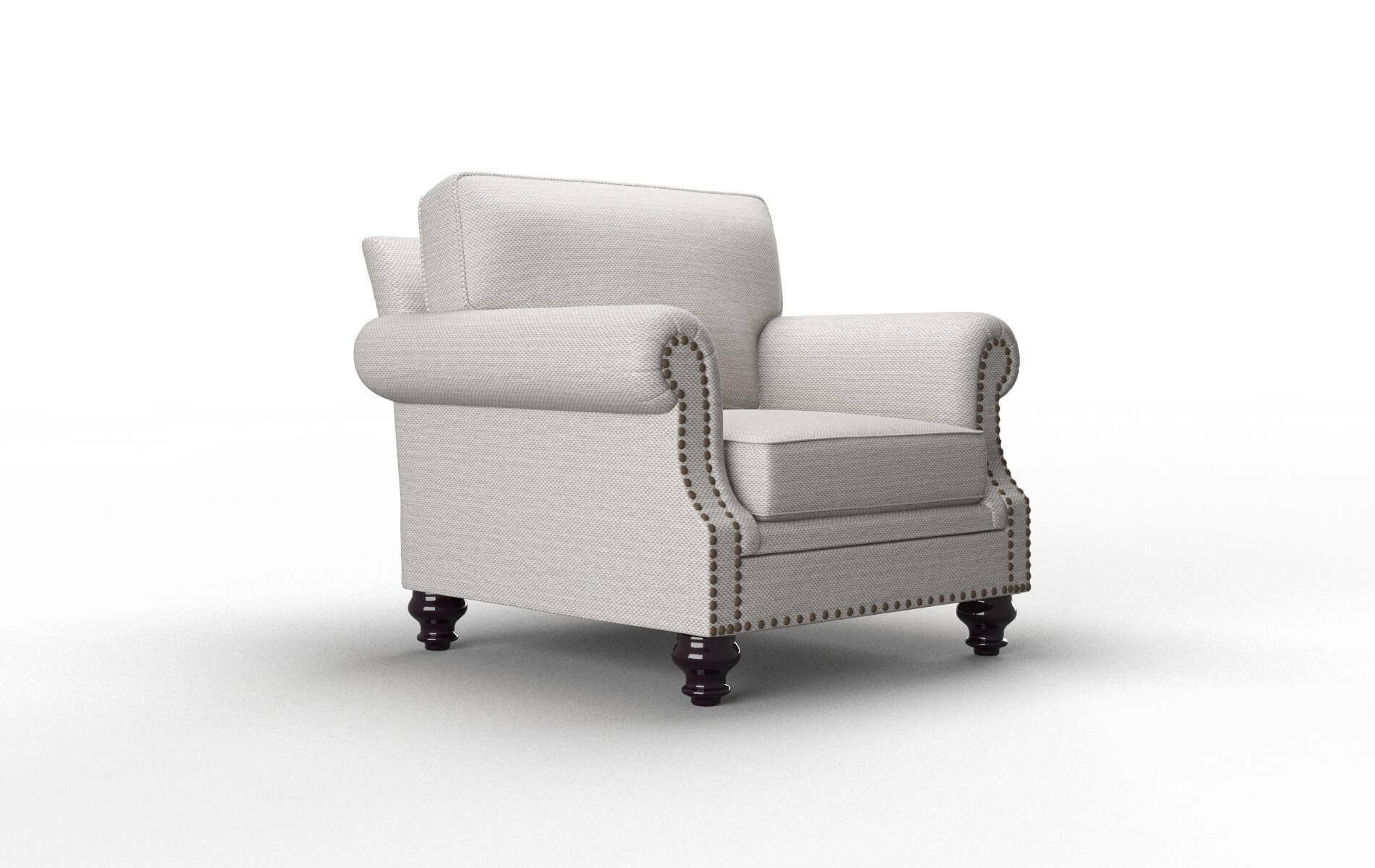 Rotterdam Derby Grey Chair espresso legs 2