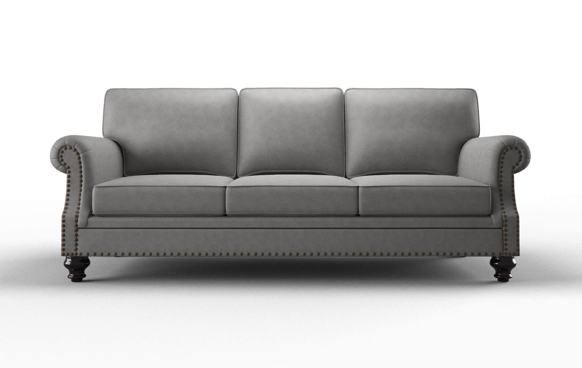 Rotterdam Dream_d Charcoal Sofa espresso legs 1