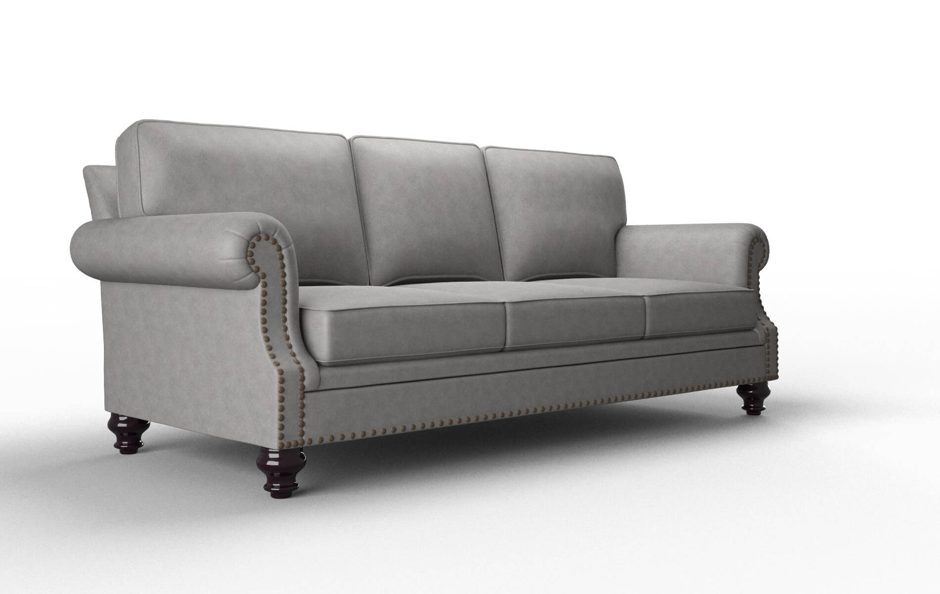 Rotterdam Dream_d Charcoal Sofa espresso legs 2