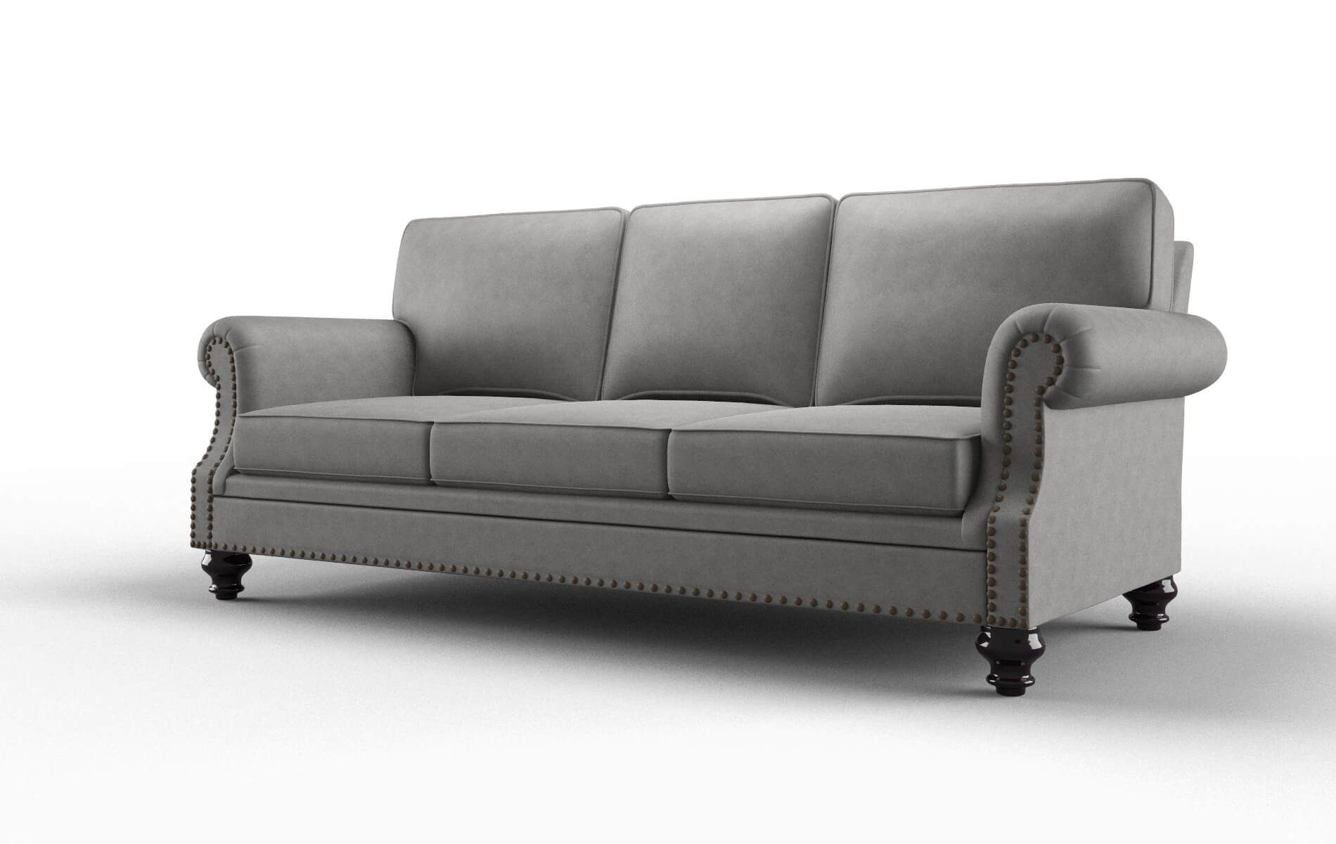 Rotterdam Dream_d Charcoal Sofa espresso legs 4