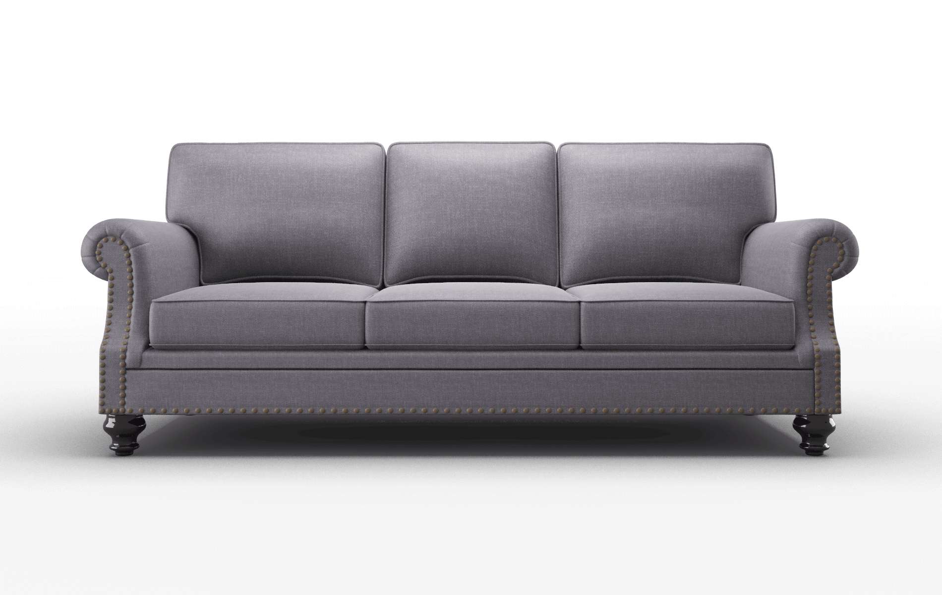 Rotterdam Durham Ink Sofa espresso legs 1