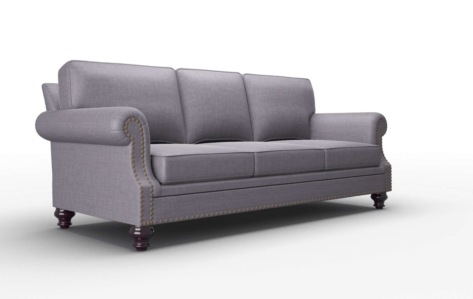 Rotterdam Durham Ink Sofa espresso legs 2