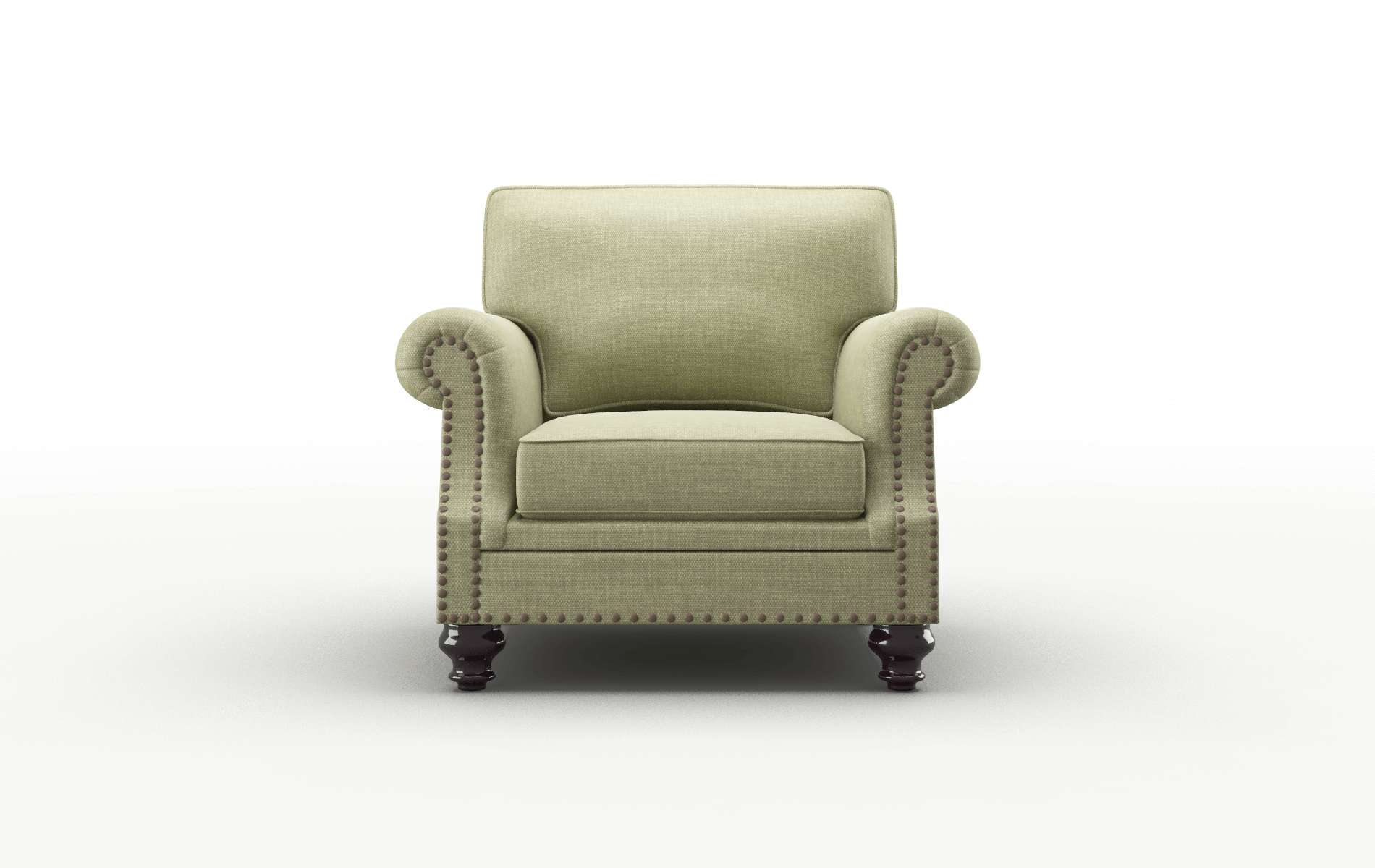 Rotterdam Durham Lime Chair espresso legs 1