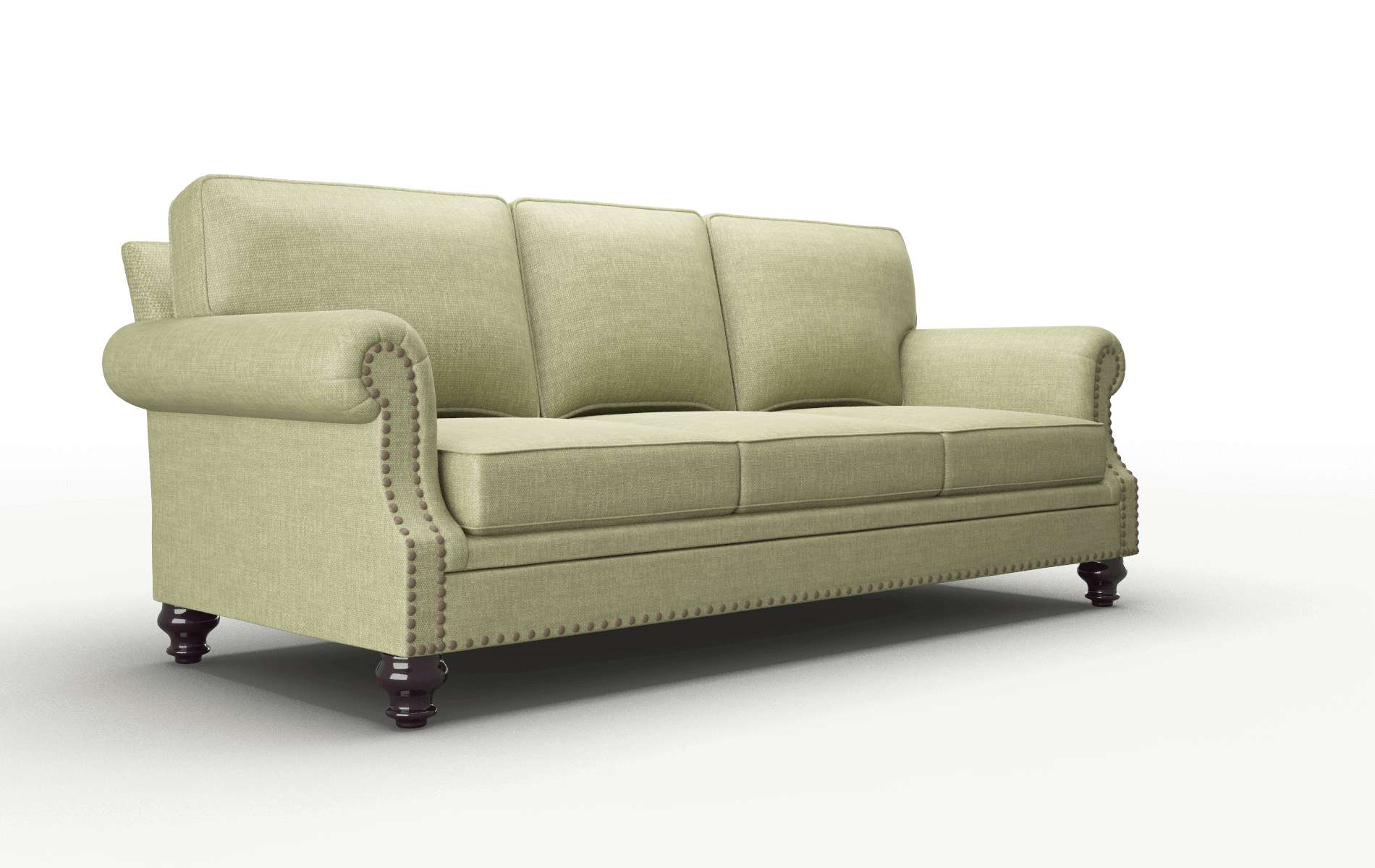 Rotterdam Durham Lime Sofa espresso legs 2