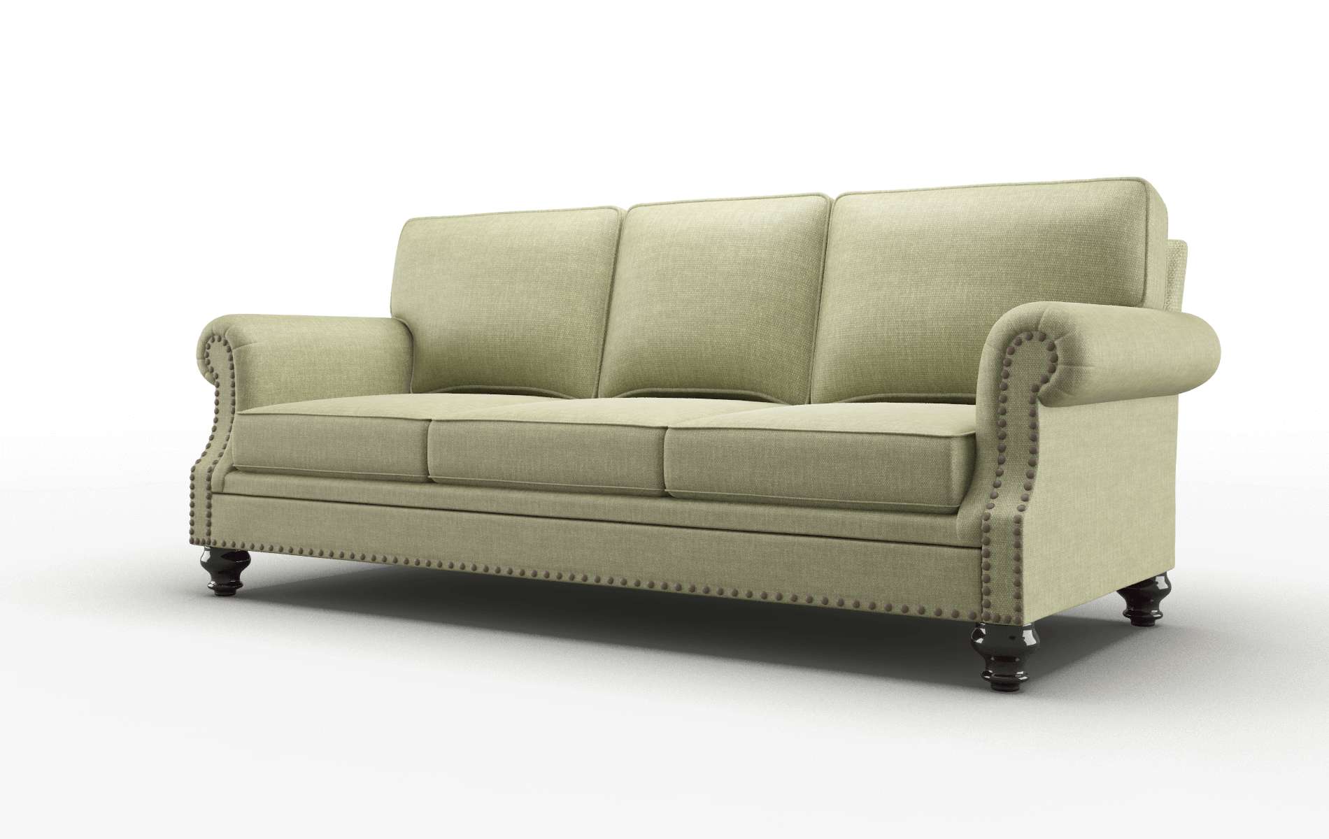 Rotterdam Durham Lime Sofa espresso legs 4
