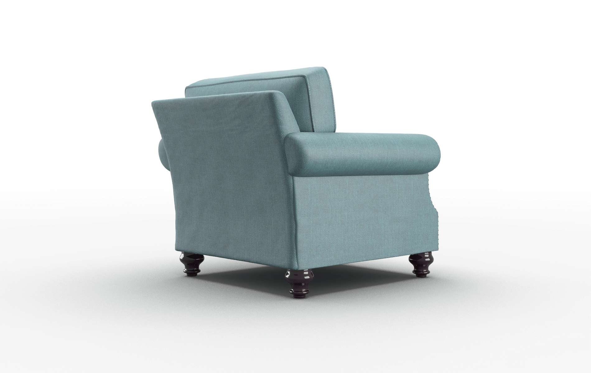 Rotterdam Elliot Teal Chair espresso legs 5