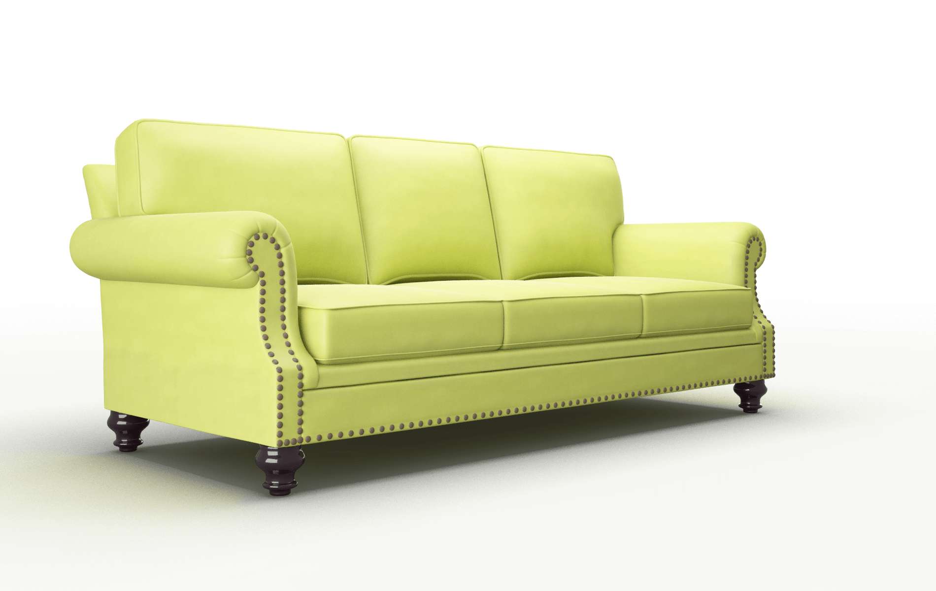 Rotterdam Hathaway Apple Sofa espresso legs 2