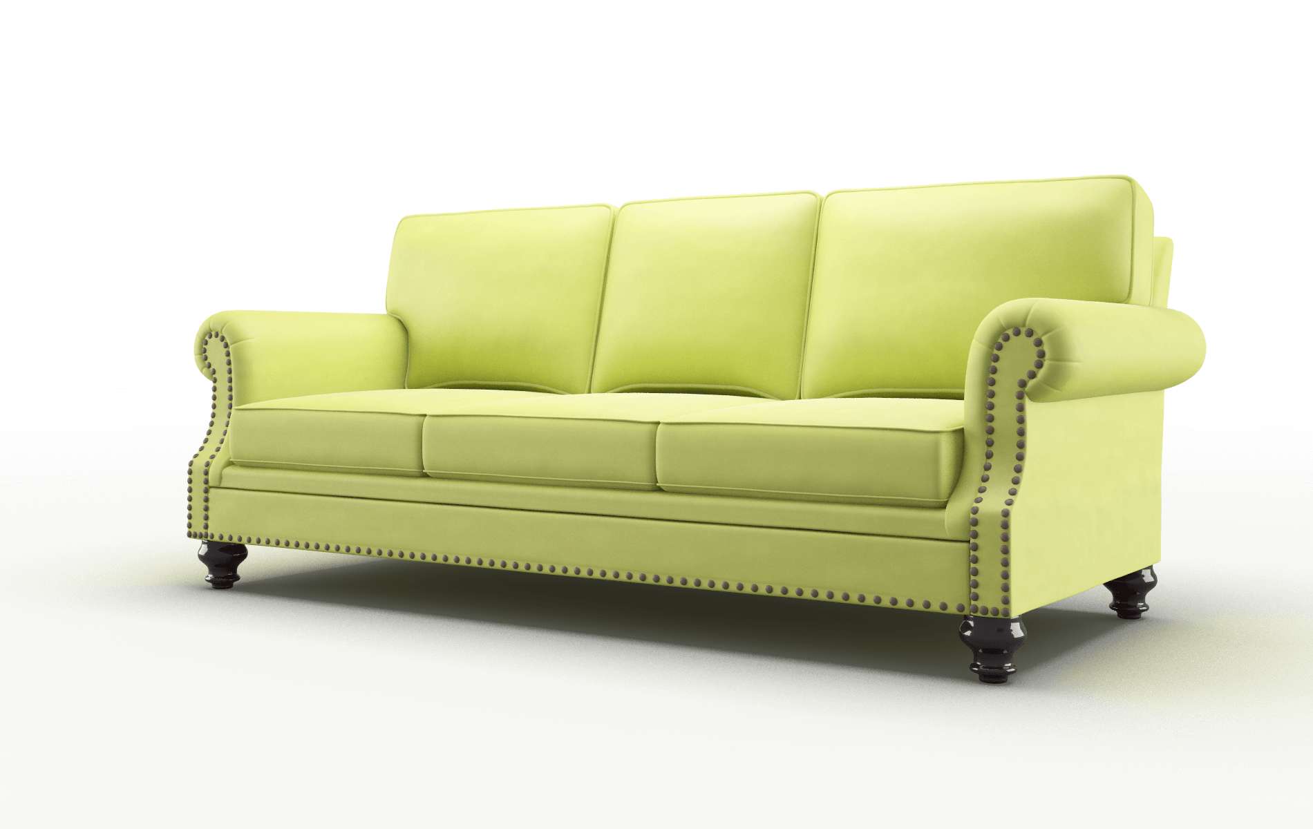 Rotterdam Hathaway Apple Sofa espresso legs 4