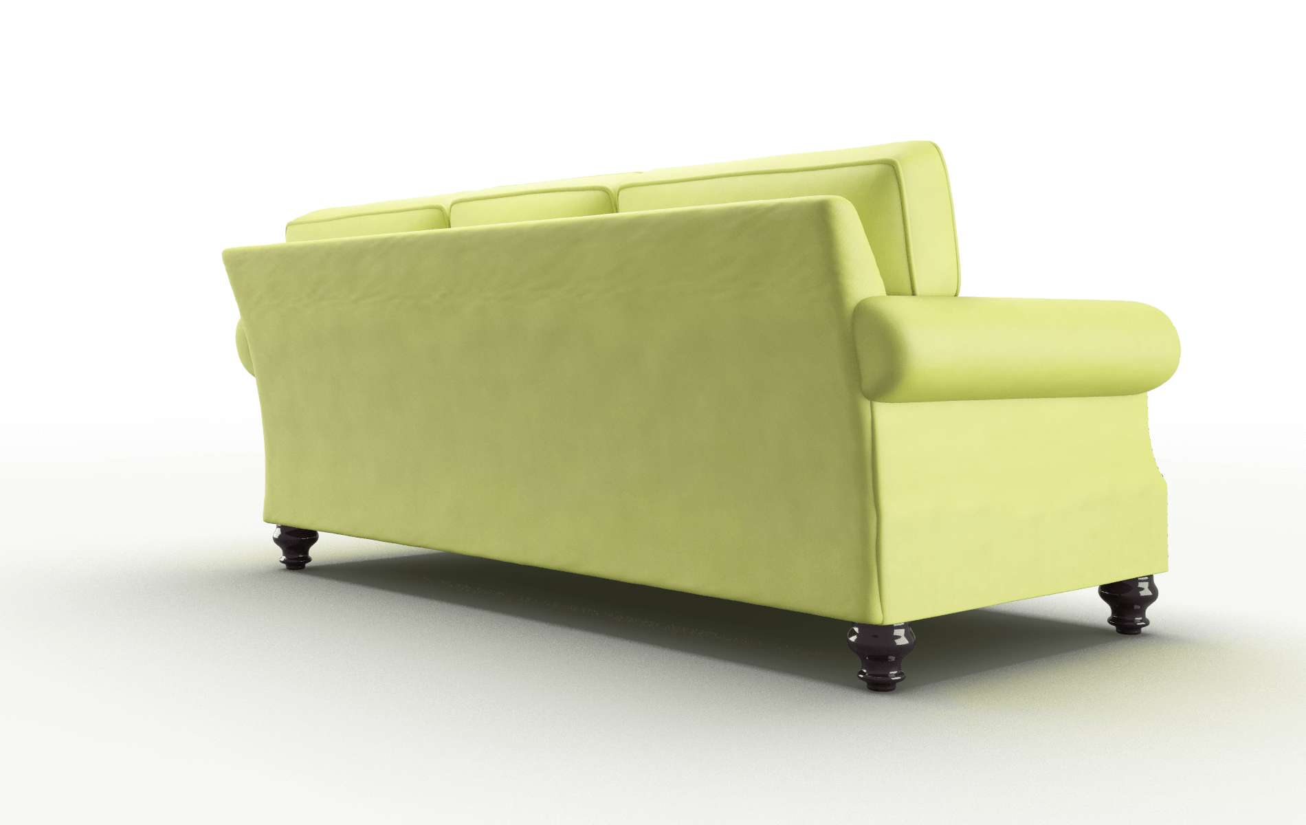 Rotterdam Hathaway Apple Sofa espresso legs 5