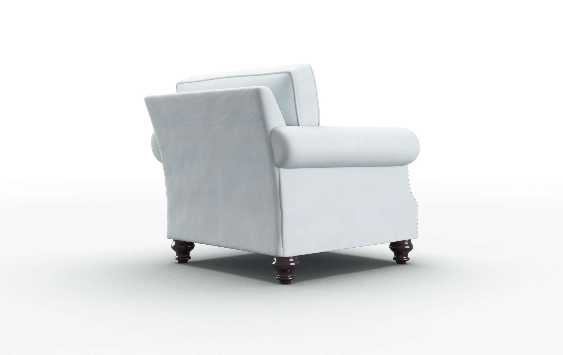 Rotterdam Hathaway Aqua Chair espresso legs 5