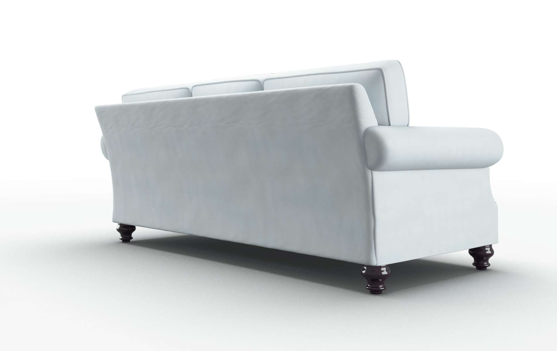 Rotterdam Hathaway Aqua Sofa espresso legs 5