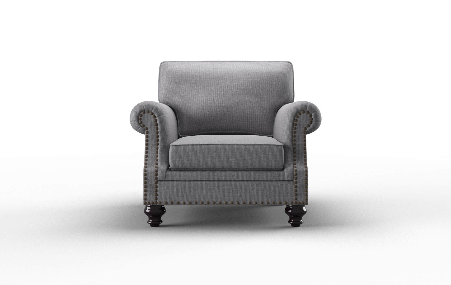 Rotterdam Insight denim Chair Espresso Legs  1