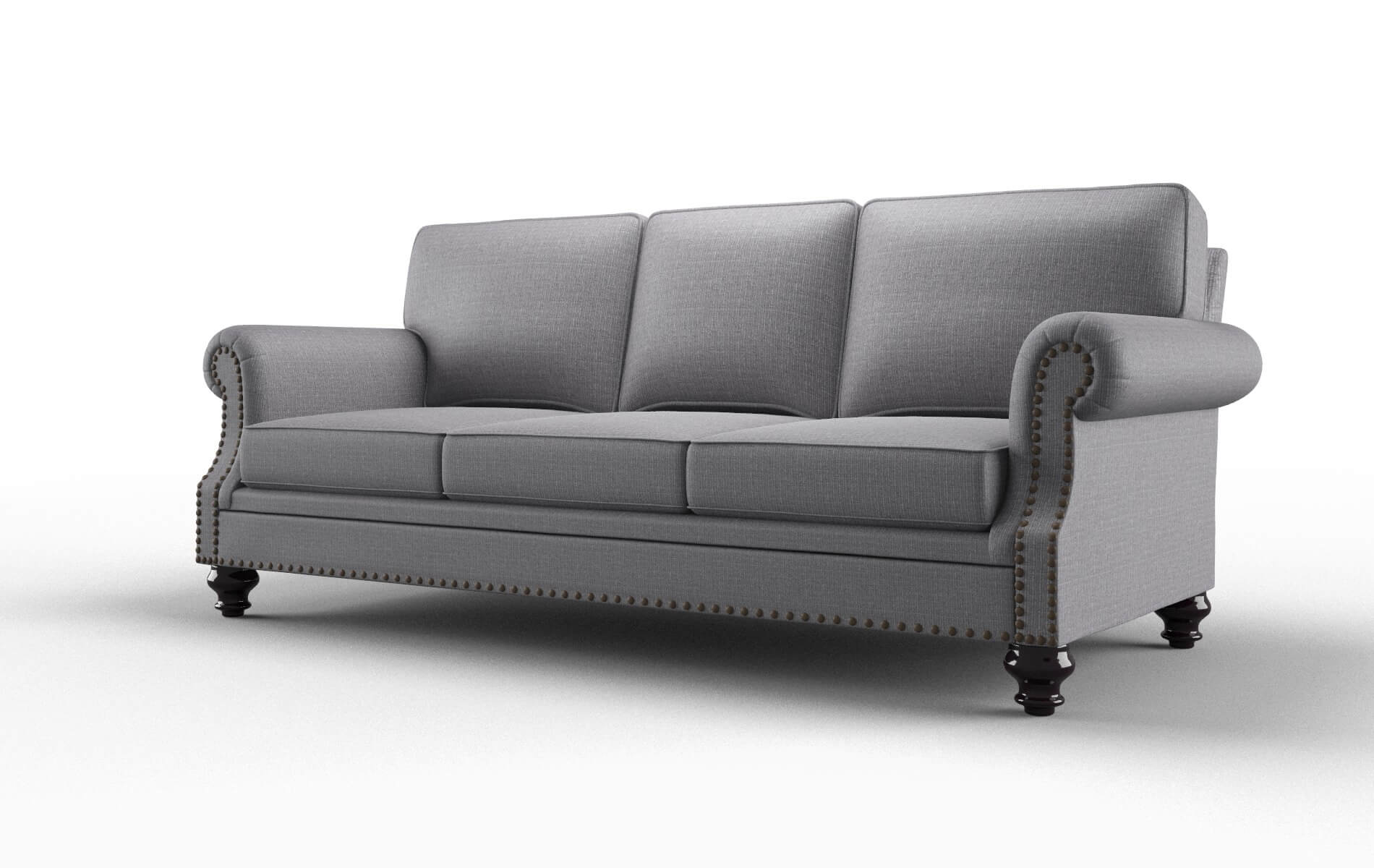 Rotterdam Insight Denim Sofa espresso legs 4