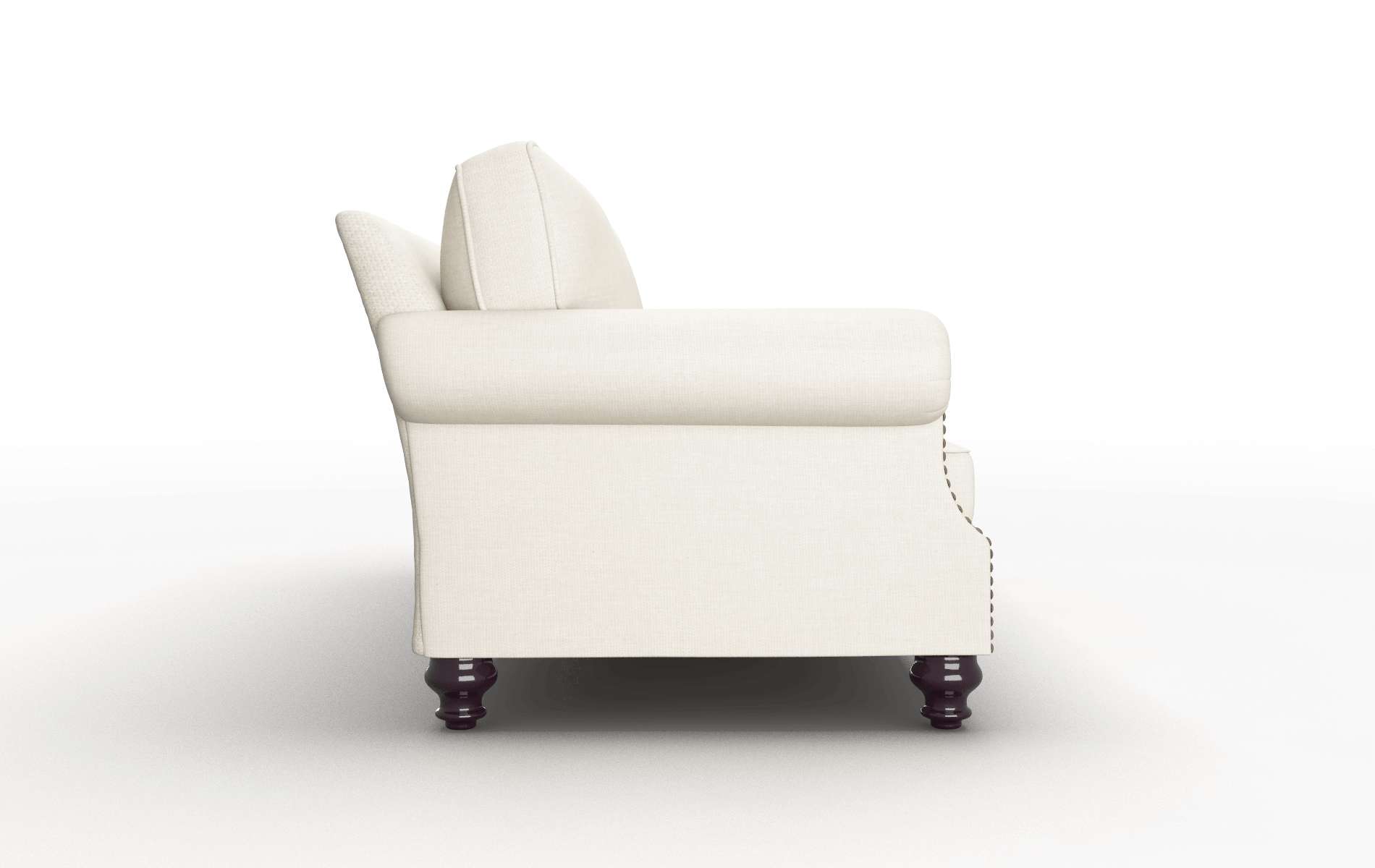 Rotterdam Keylargo Almond Sofa espresso legs 3