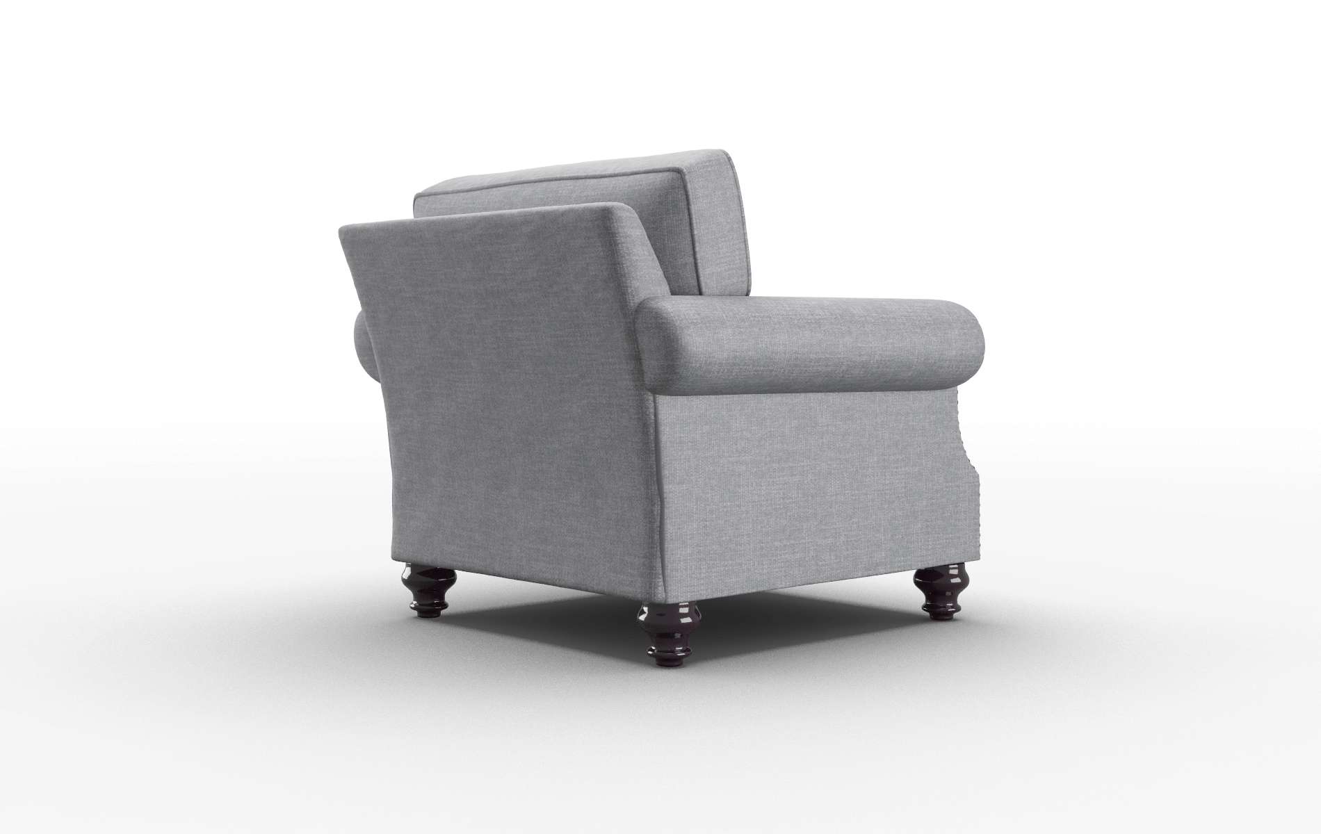 Rotterdam Keylargo Graphite Chair espresso legs 5