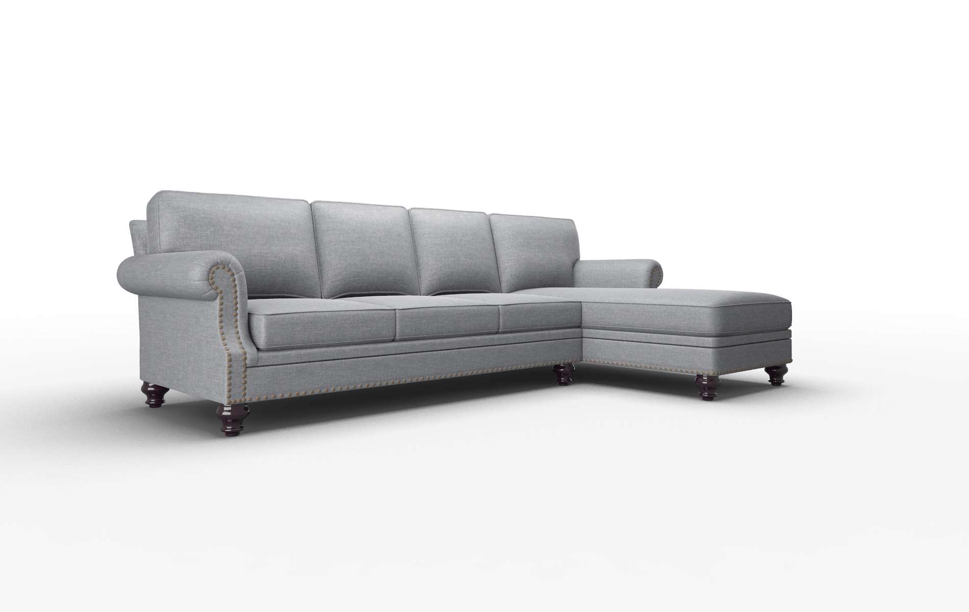 Rotterdam Keylargo Graphite Panel espresso legs 2