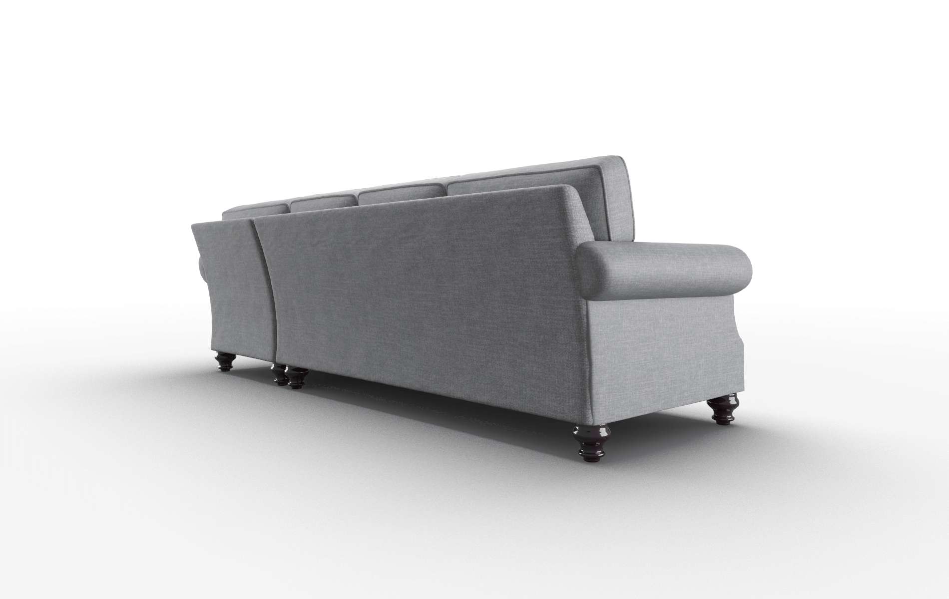 Rotterdam Keylargo Graphite Panel espresso legs 5