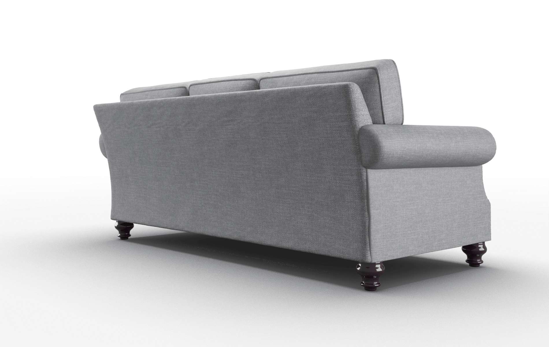 Rotterdam Keylargo Graphite Sofa espresso legs 5