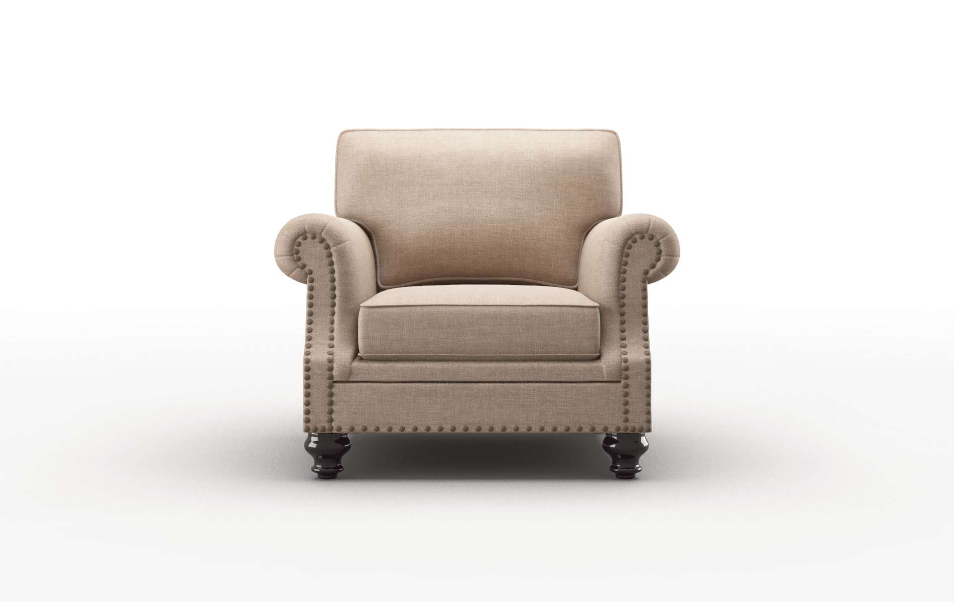 Rotterdam Keylargo mink Chair Espresso Legs  1