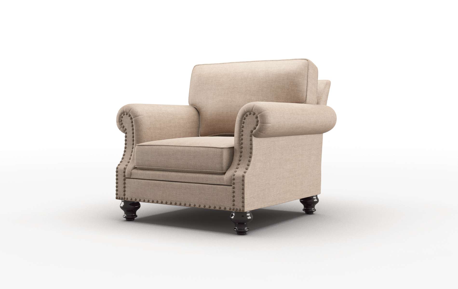 Rotterdam Keylargo Mink Chair espresso legs 4