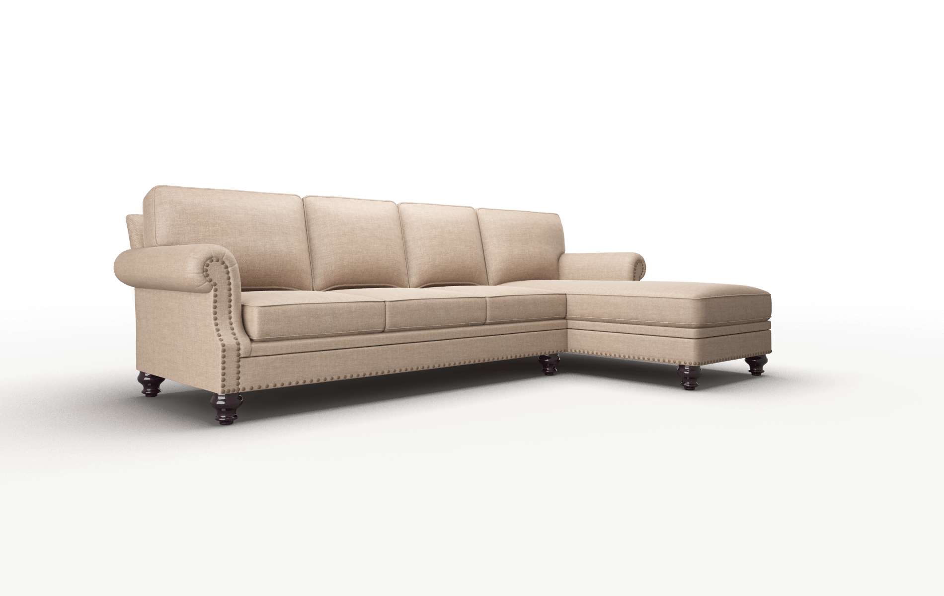 Rotterdam Keylargo Mink Panel espresso legs 2